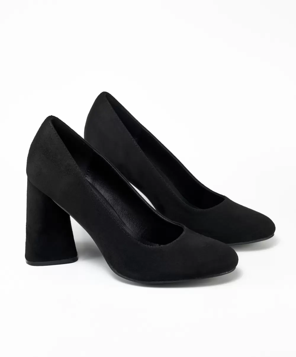 Mujer Zapatos De Tacón Tacón Forma Irregular Efecto Marypaz Negros - 1