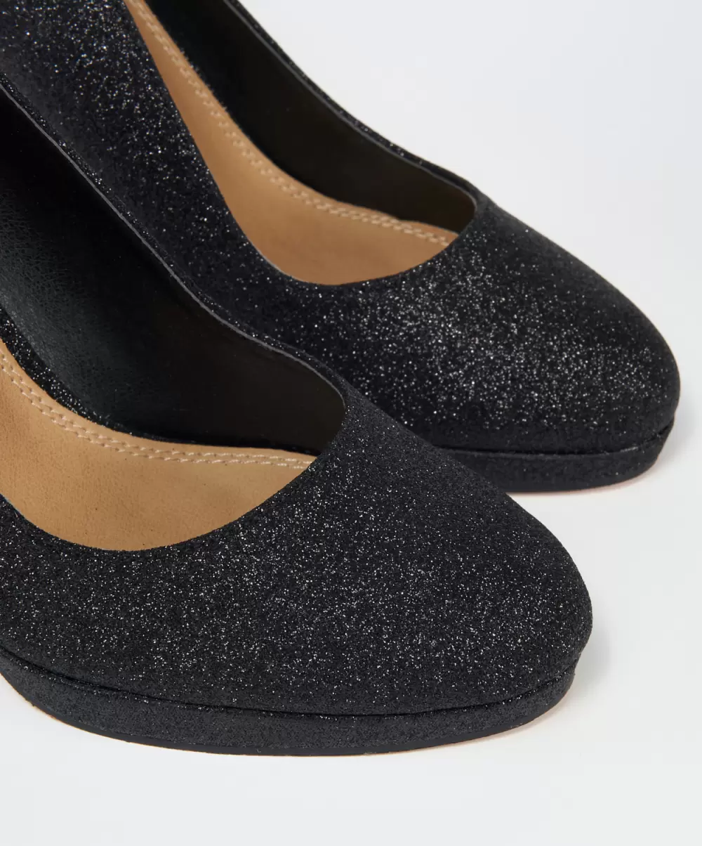 Marypaz Zapatos De Tacón Negros Zapato Salón Plataforma Efecto Mujer - 2
