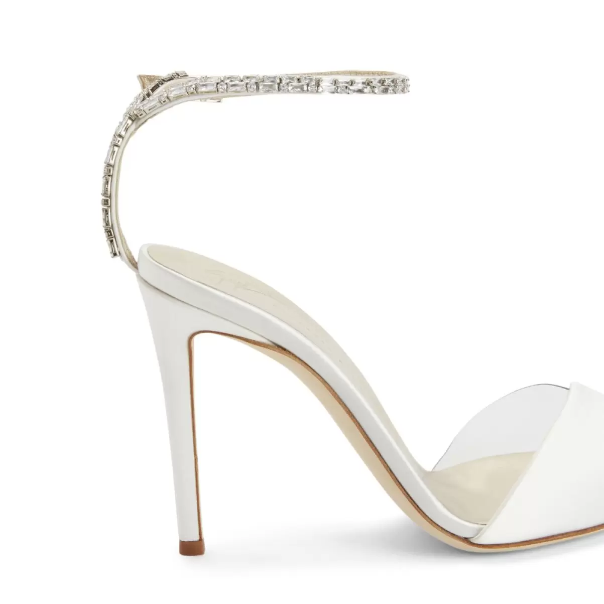 Blanco Giuseppe Zanotti Mujer Zapatos De Salón Xenya Crystal - 4