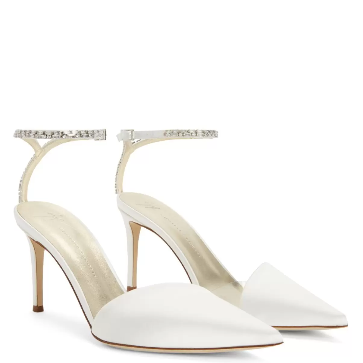 Blanco Mujer Giuseppe Zanotti Xenya Crystal Zapatos De Salón - 2
