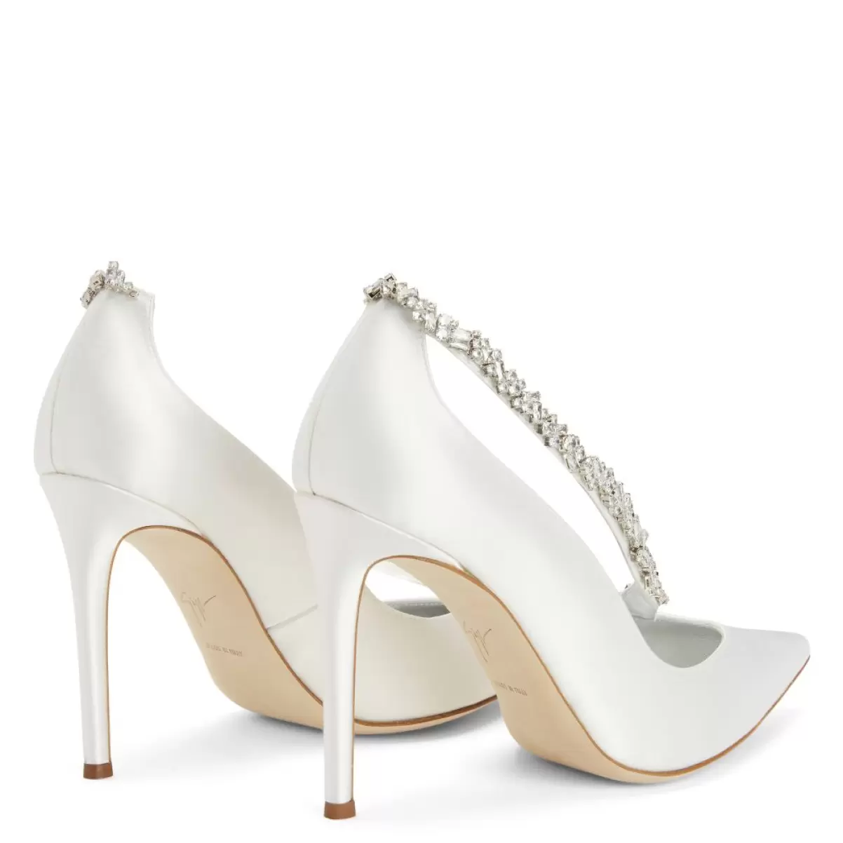 Filipa Crystal Mujer Zapatos De Salón Blanco Giuseppe Zanotti - 3