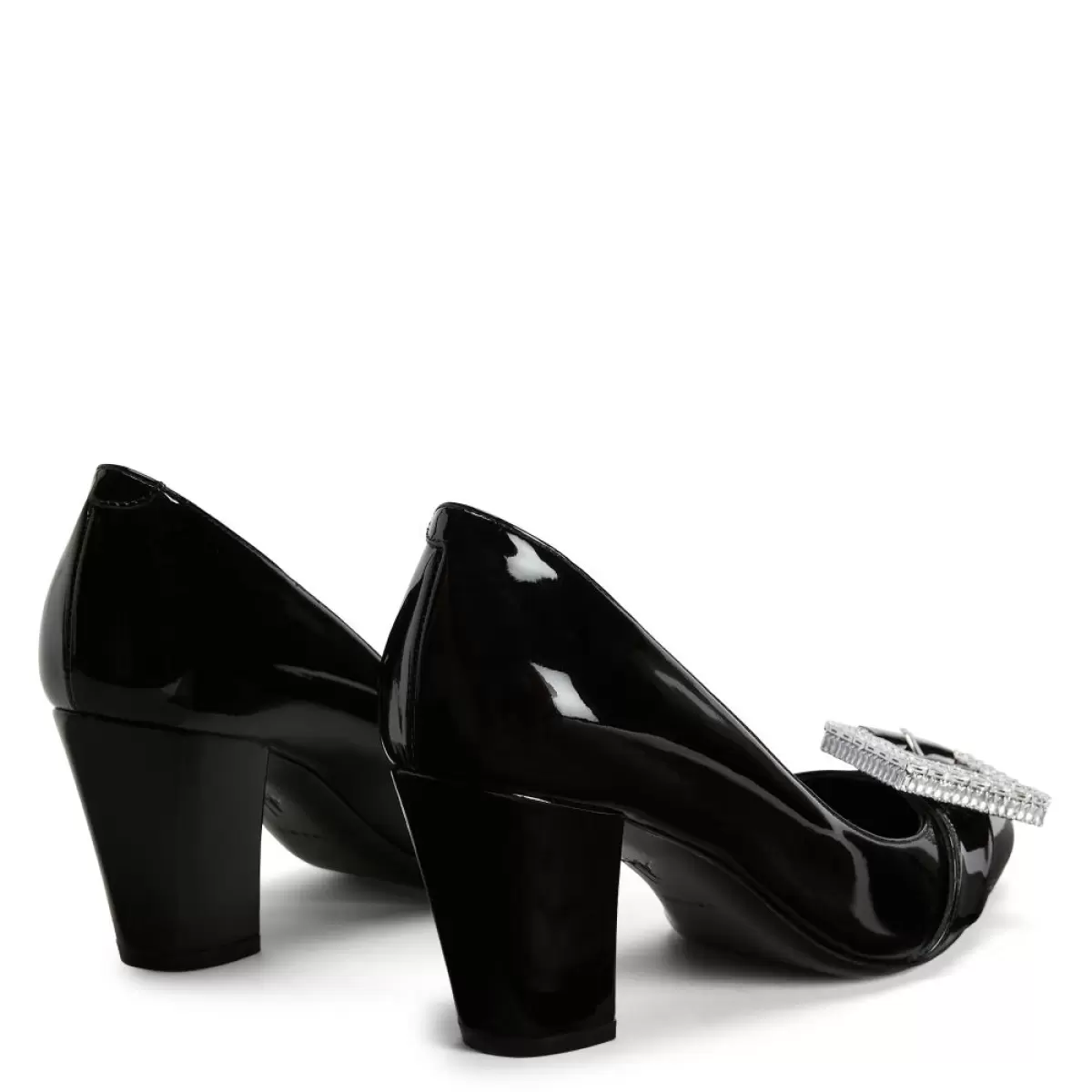 Zapatos De Salón Giuseppe Zanotti Miss Buckle Mujer Negro - 3