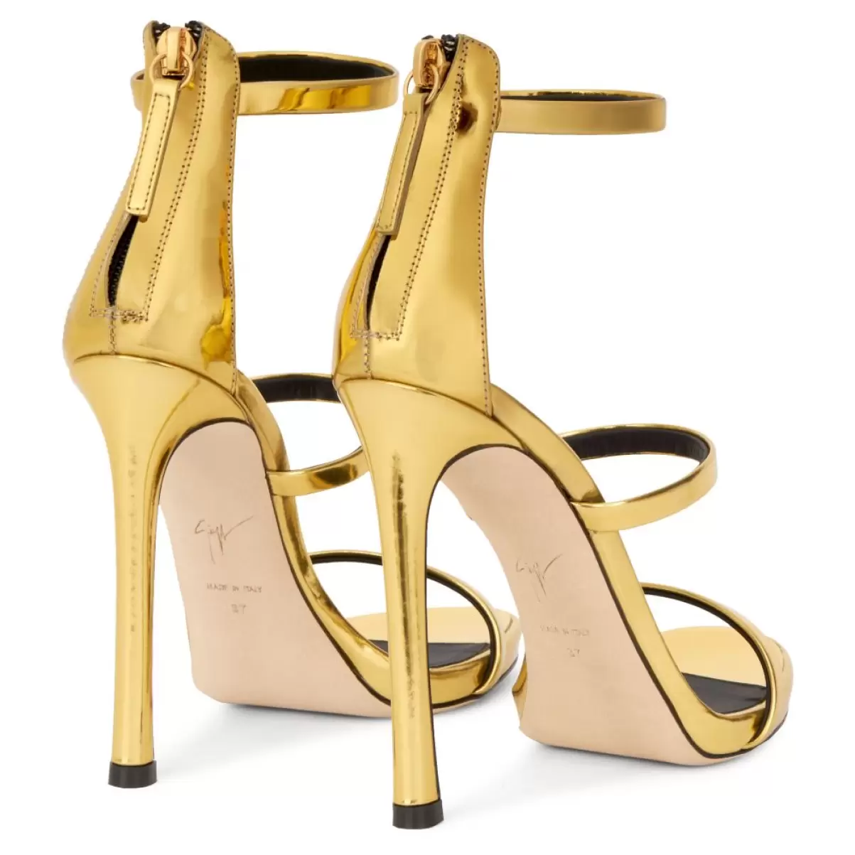 Giuseppe Zanotti Sandals Harmony Gold Oro Sandalias Mujer - 3