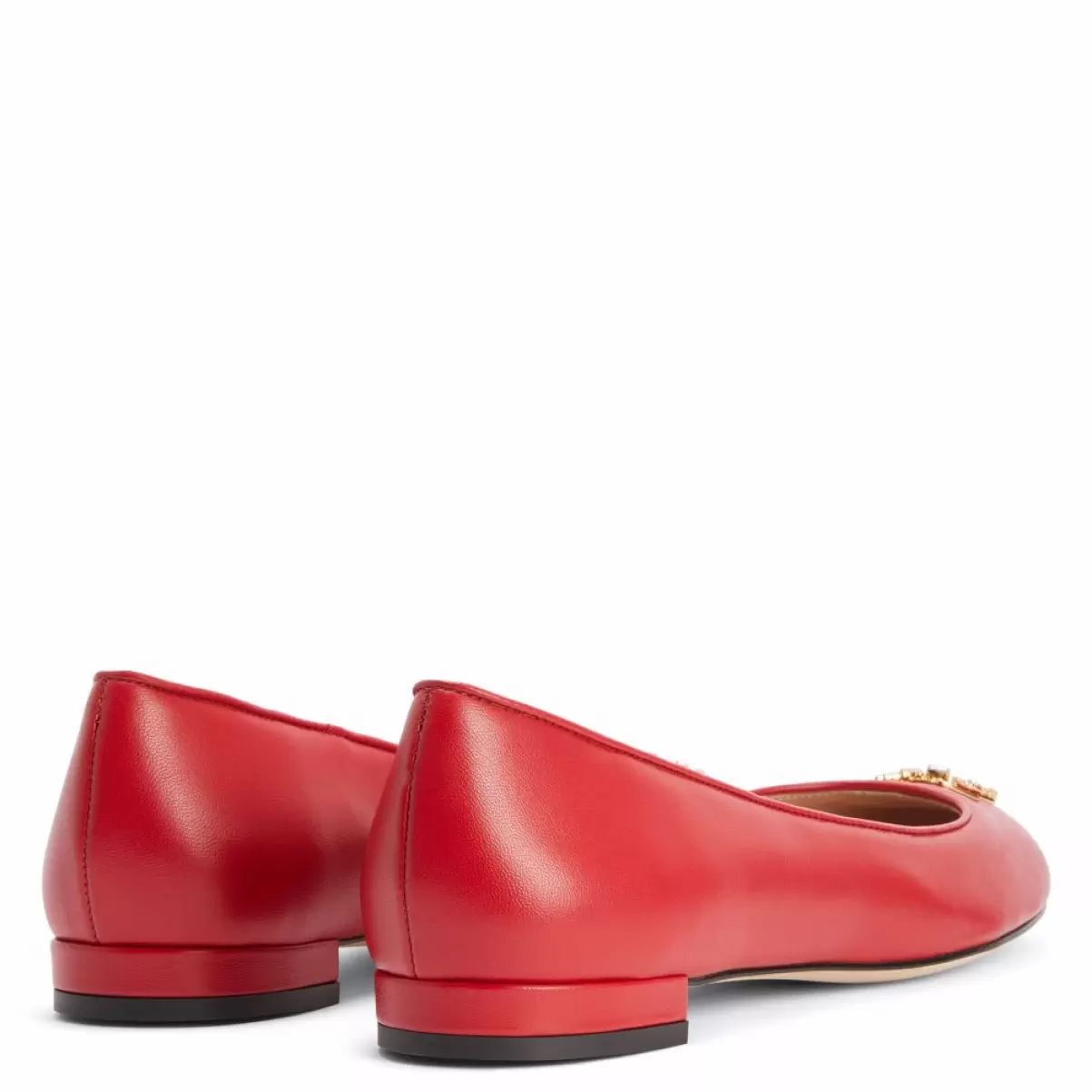 Riziana Mujer Zapatos Planos Giuseppe Zanotti Rojo - 3