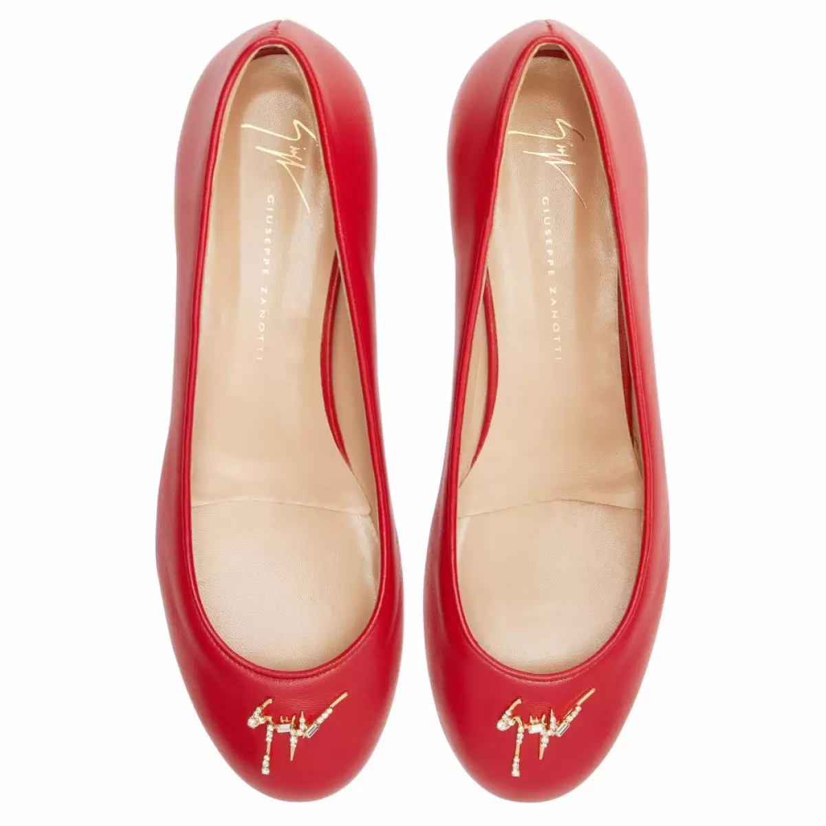 Riziana Mujer Zapatos Planos Giuseppe Zanotti Rojo - 4