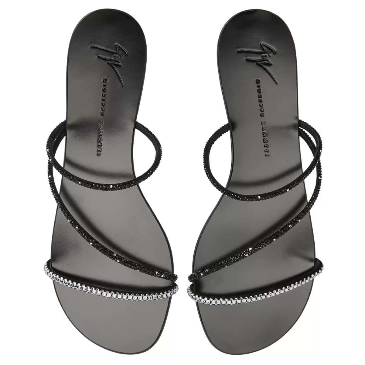 Mujer Julianne Flat Negro Zapatos Planos Giuseppe Zanotti - 4