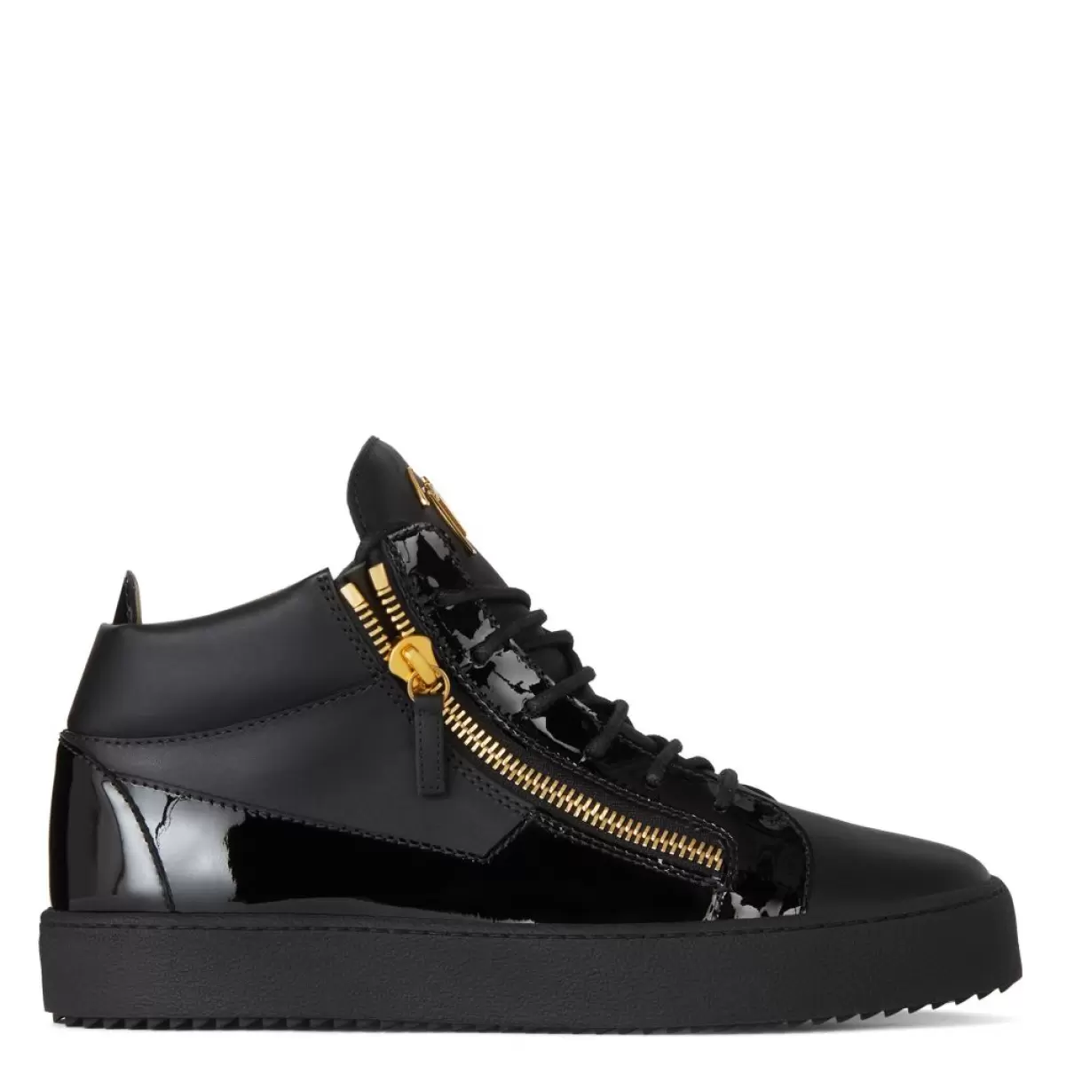 Zapatillas Negro Hombre Mid Top Sneakers Kriss 5679 Giuseppe Zanotti - 3