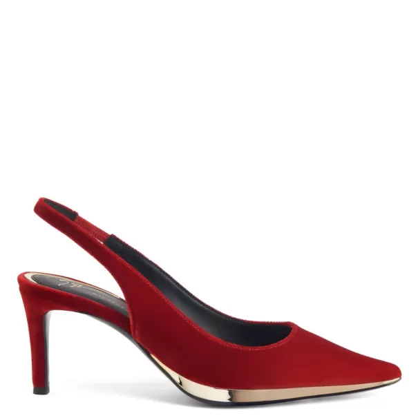 Zapatos De Salón Rojo Mujer Giuseppe Zanotti Virgyn