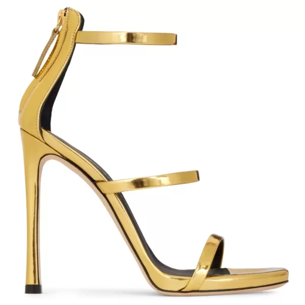 Giuseppe Zanotti Sandals Harmony Gold Oro Sandalias Mujer